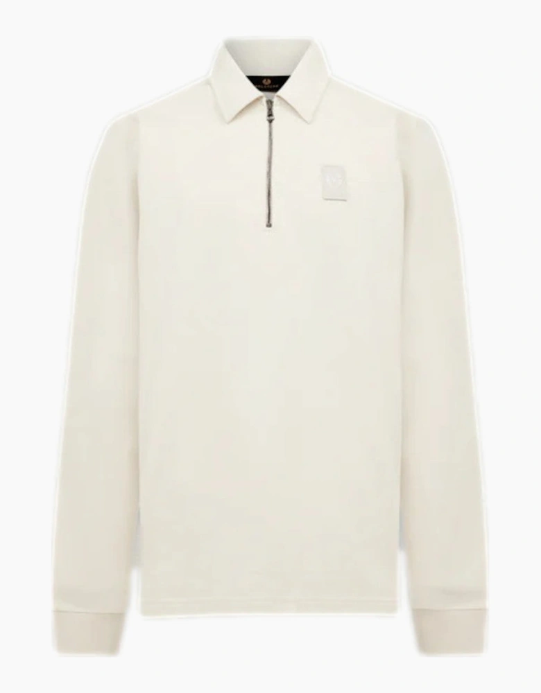 Curator Collared Sweatshirt Silver Birch