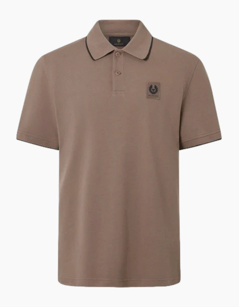 Tipped Polo Shirt Asphalt