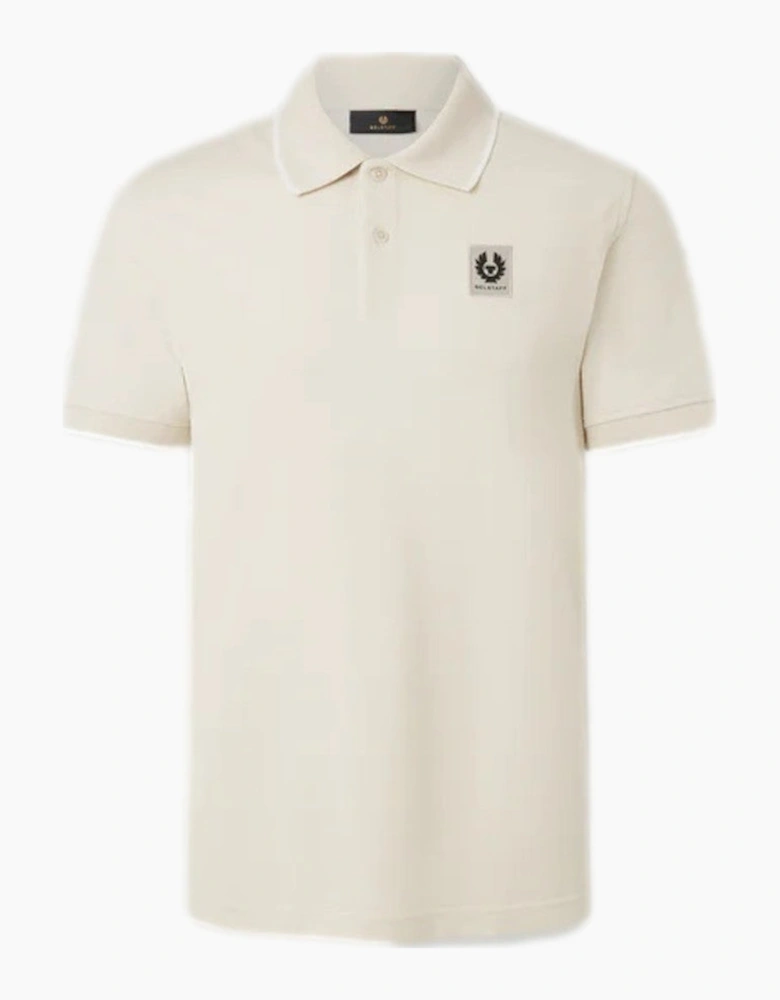 Tipped Polo Shirt Silver Birch
