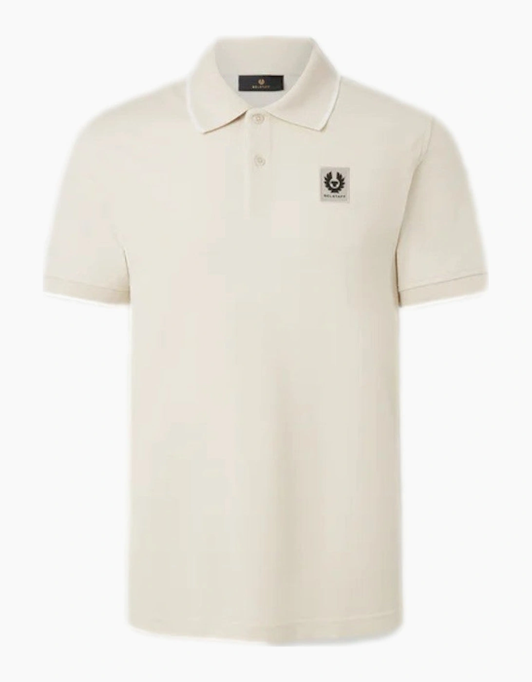 Tipped Polo Shirt Silver Birch, 3 of 2