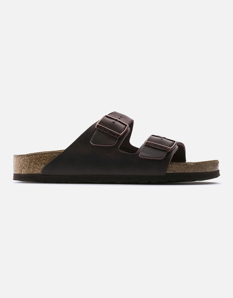 Soft Footbed Mens Oiled Leather Sandals - Habana