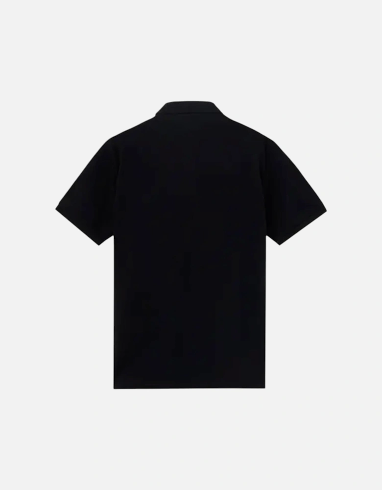 Black Cotton Polo