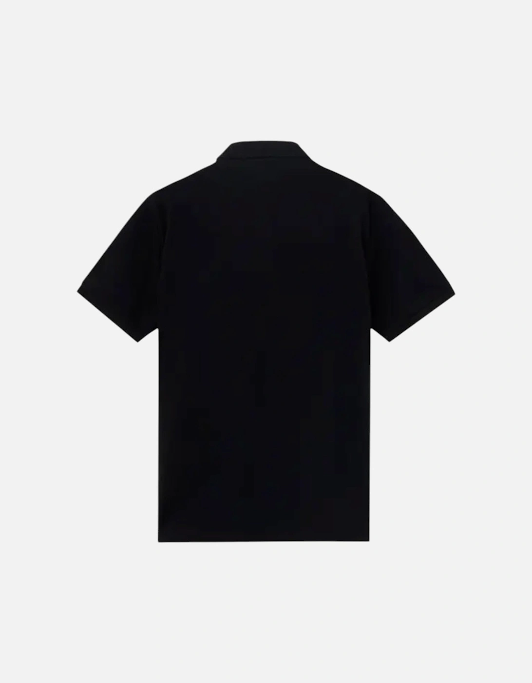 Black Cotton Polo