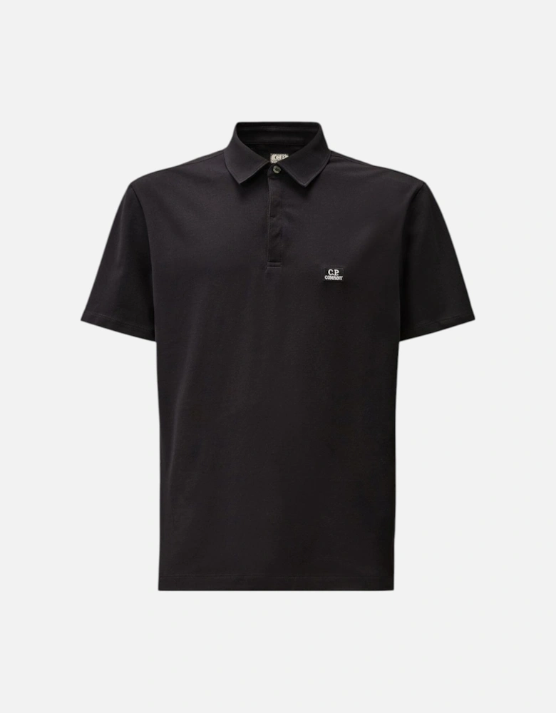 C.P. Company Stretch Piquet Navy Polo Shirt