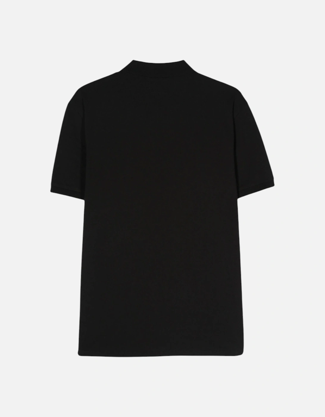 C.P. Company Stretch Piquet Black Polo Shirt