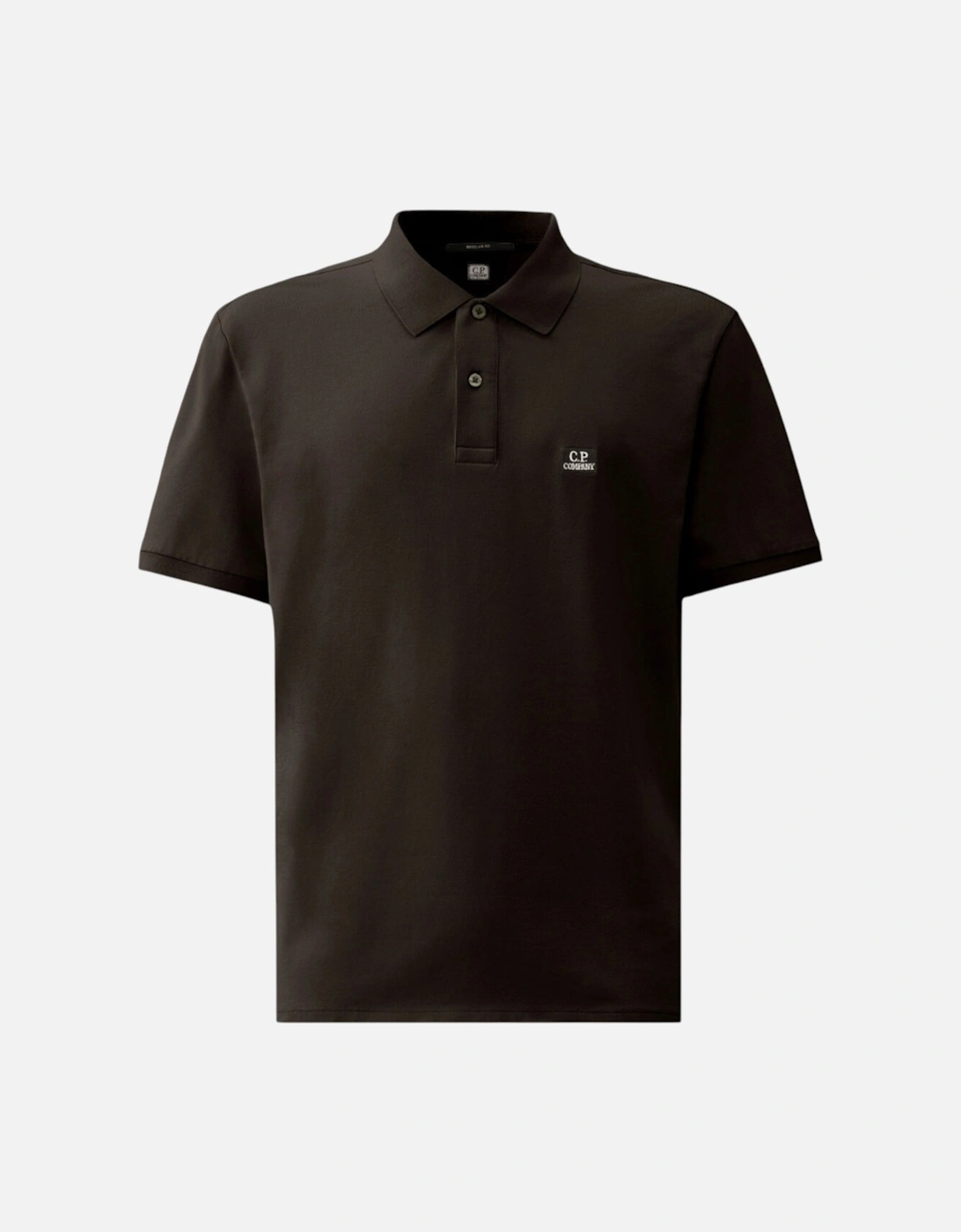 C.P. Company Stretch Piquet Black Polo Shirt, 3 of 2