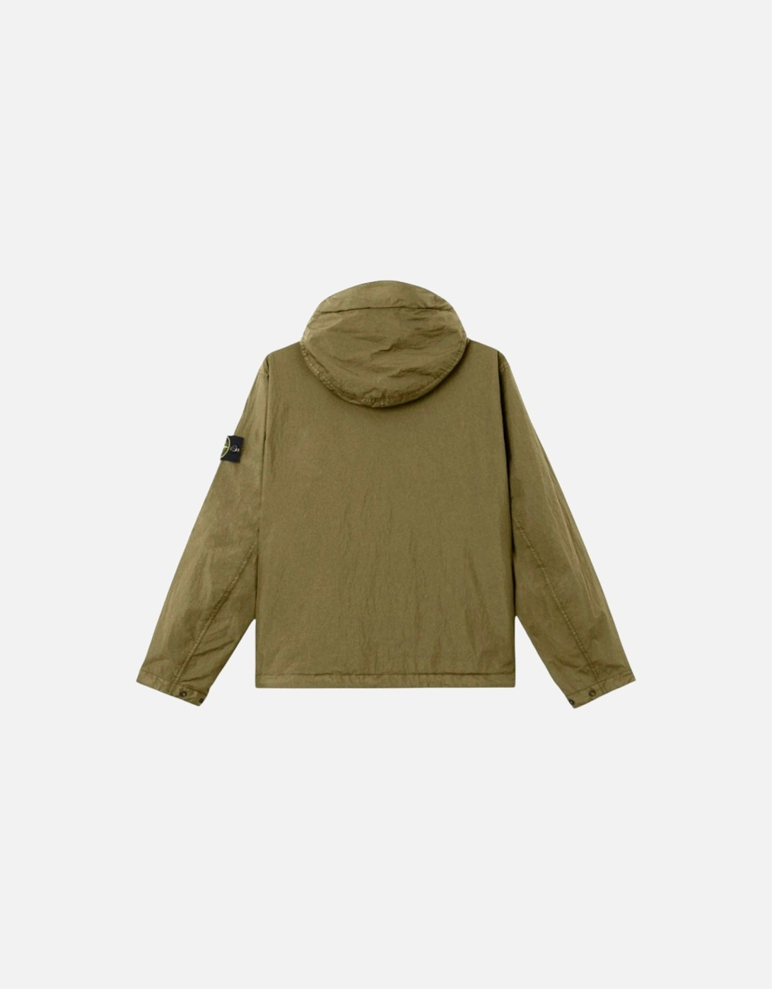 Military Green Crinkle Repy NY Jacket