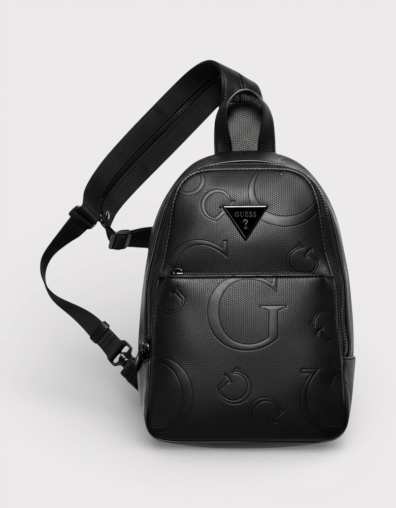 Mini Logo Backpack Jet Black