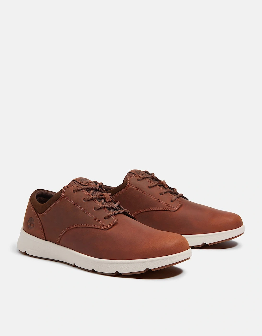 Parker Street Full Grain Leather Mens Trainers - Rust, 10 of 9
