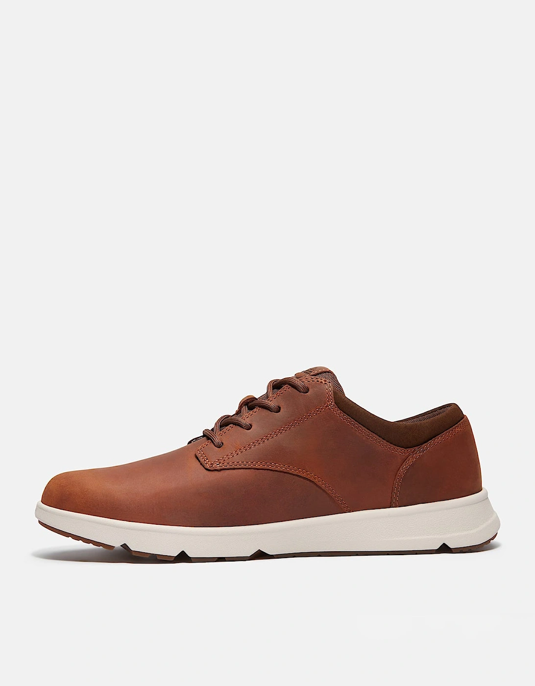 Parker Street Full Grain Leather Mens Trainers - Rust