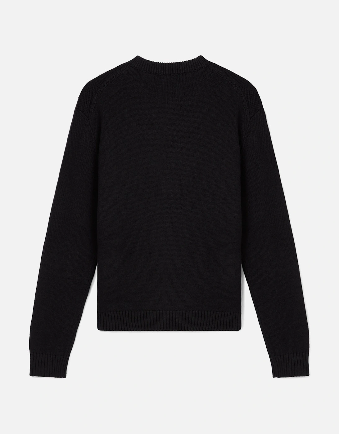 PYRAMIDE D'ORANGES INTARSIA JUMPER BLACK