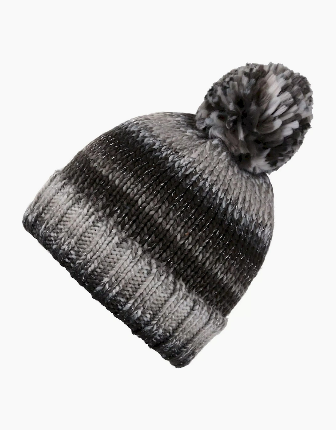 Regatta Women's Black / Frosty Vi Knitted Beanie - Size One Size