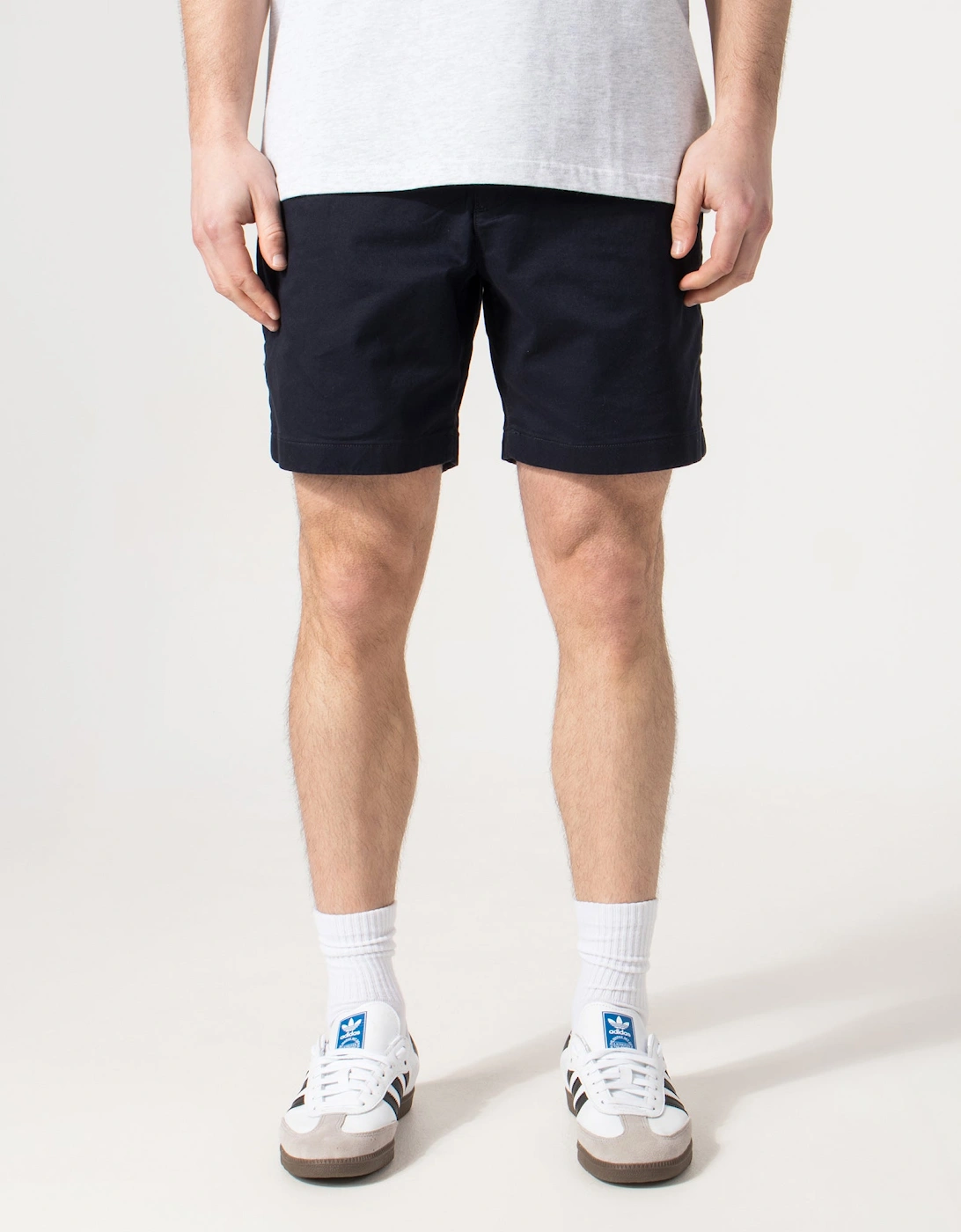 Regular Fit Stretch Cotton Chino Shorts