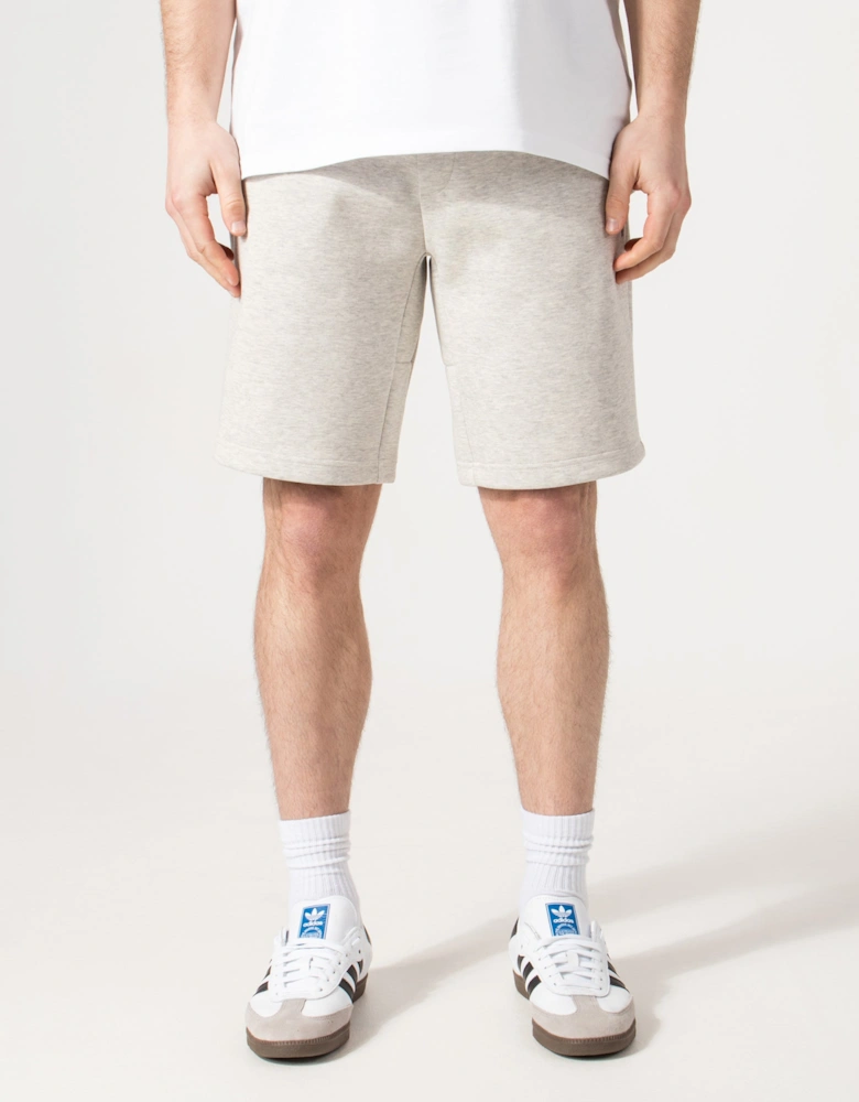 Regular Fit Double Knit Athletic Sweat Shorts