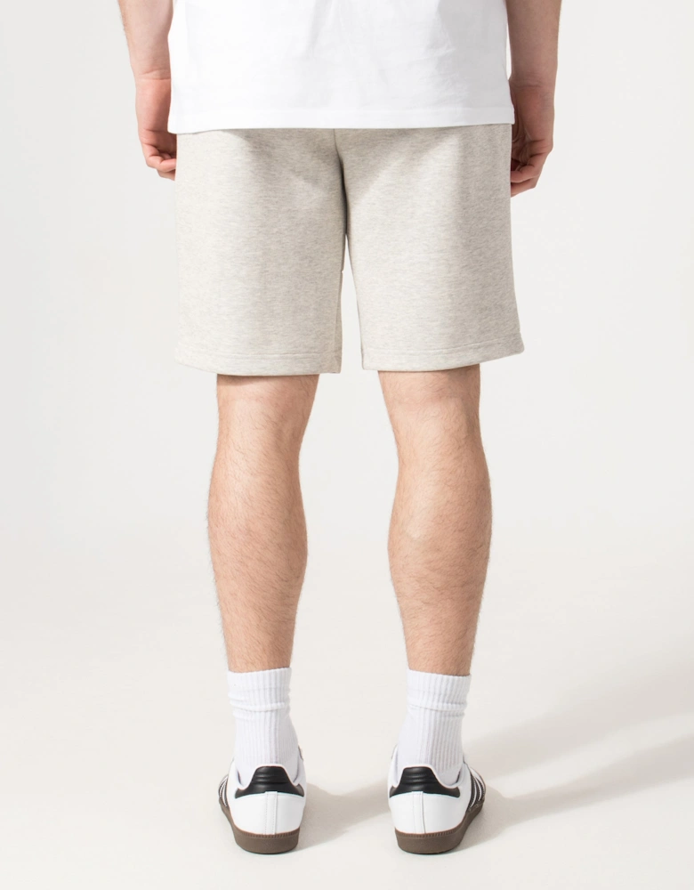 Regular Fit Double Knit Athletic Sweat Shorts