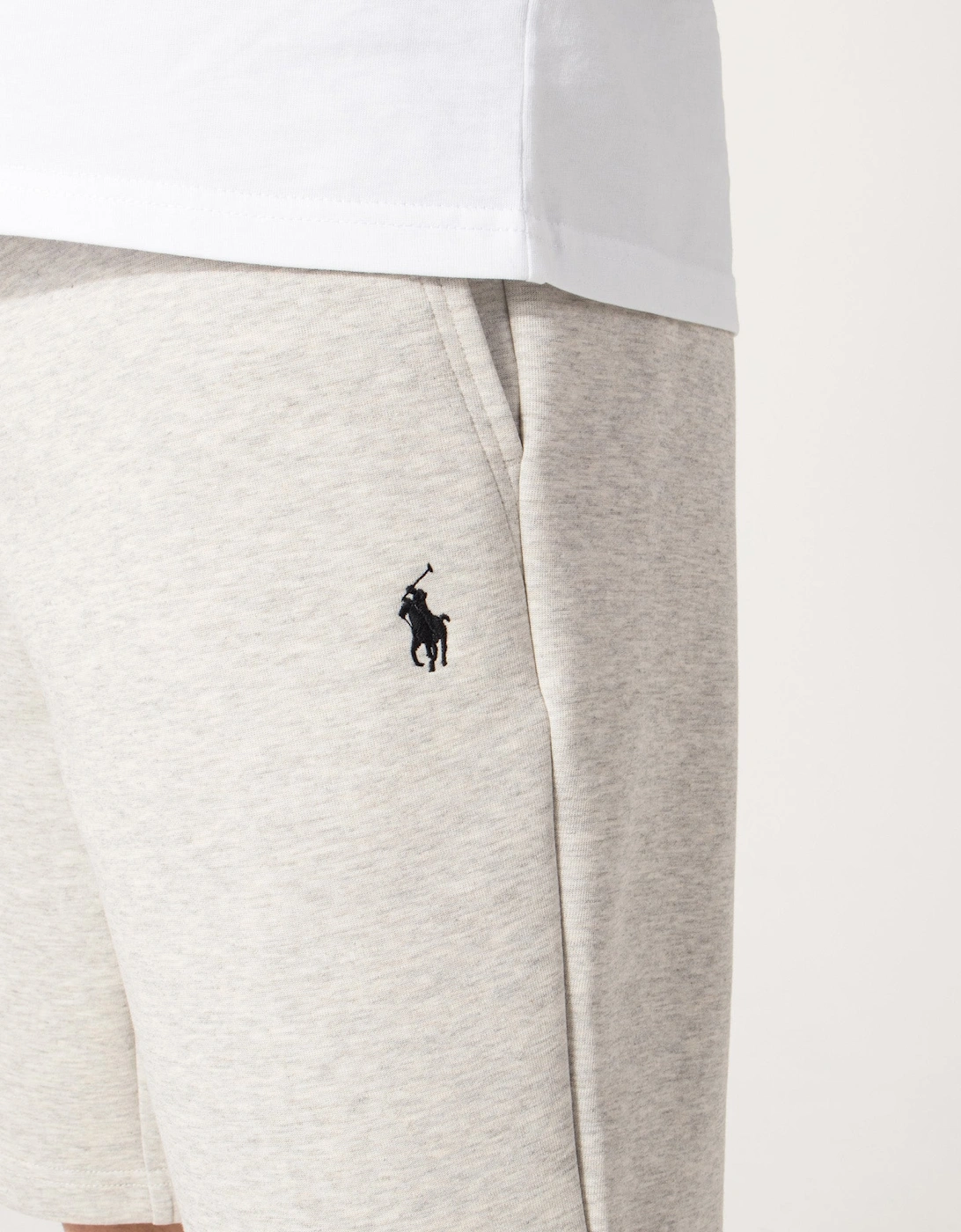 Regular Fit Double Knit Athletic Sweat Shorts