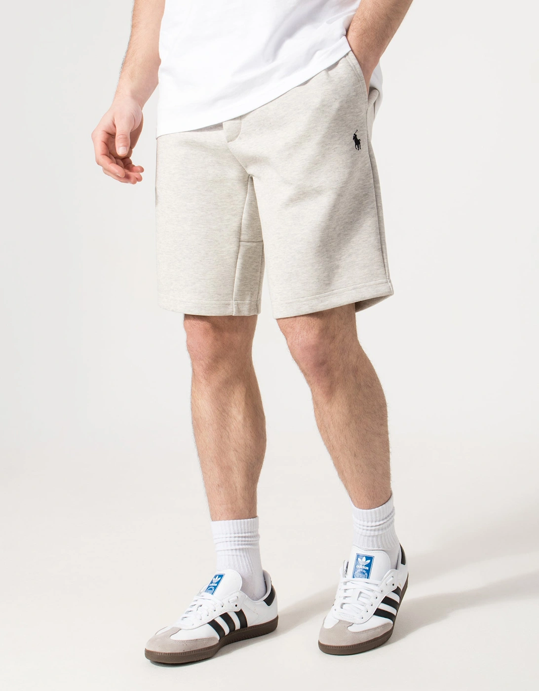 Regular Fit Double Knit Athletic Sweat Shorts, 5 of 4