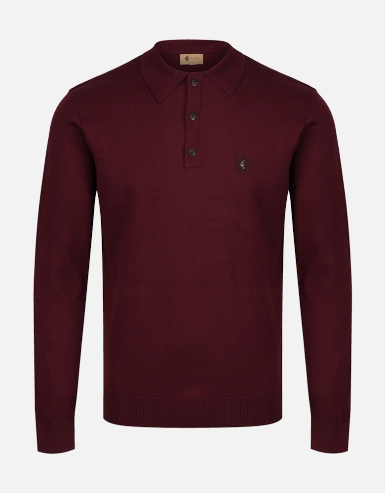 Francesco Long Sleeve Polo Shirt | Port