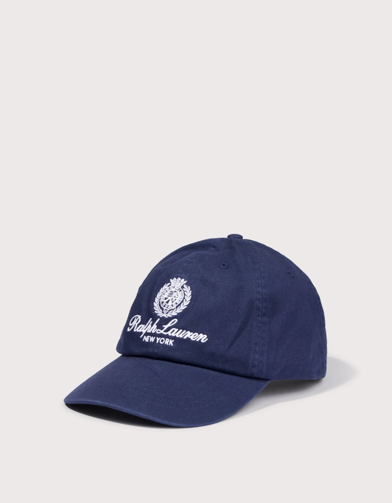 Crest Embroidered Baseball Cap