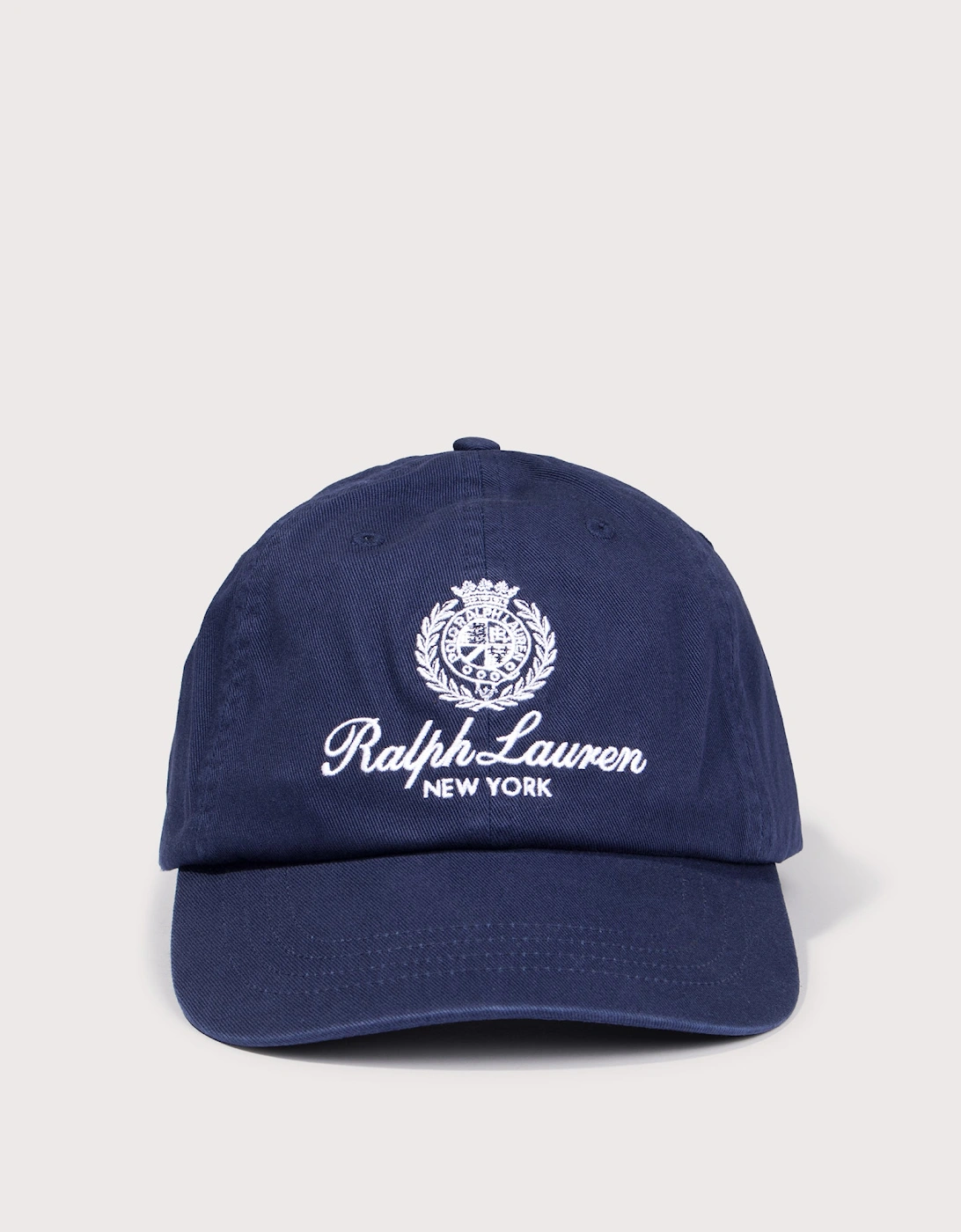 Crest Embroidered Baseball Cap