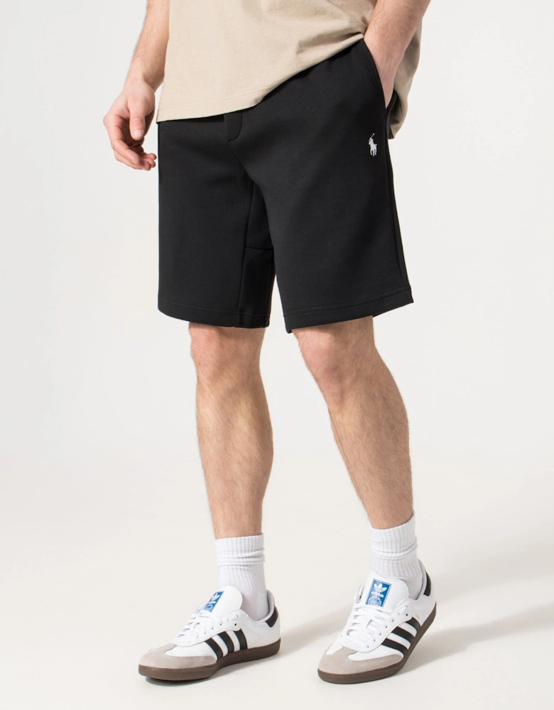 Regular Fit Double Knit Athletic Sweat Shorts