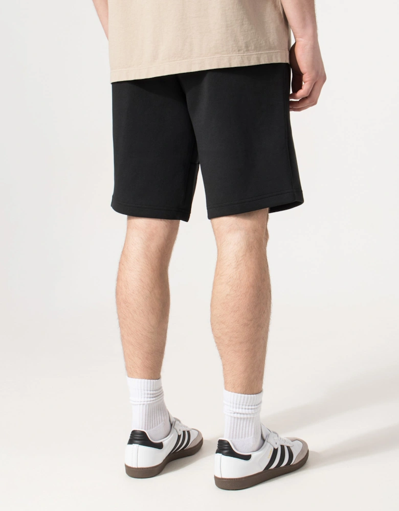 Regular Fit Double Knit Athletic Sweat Shorts