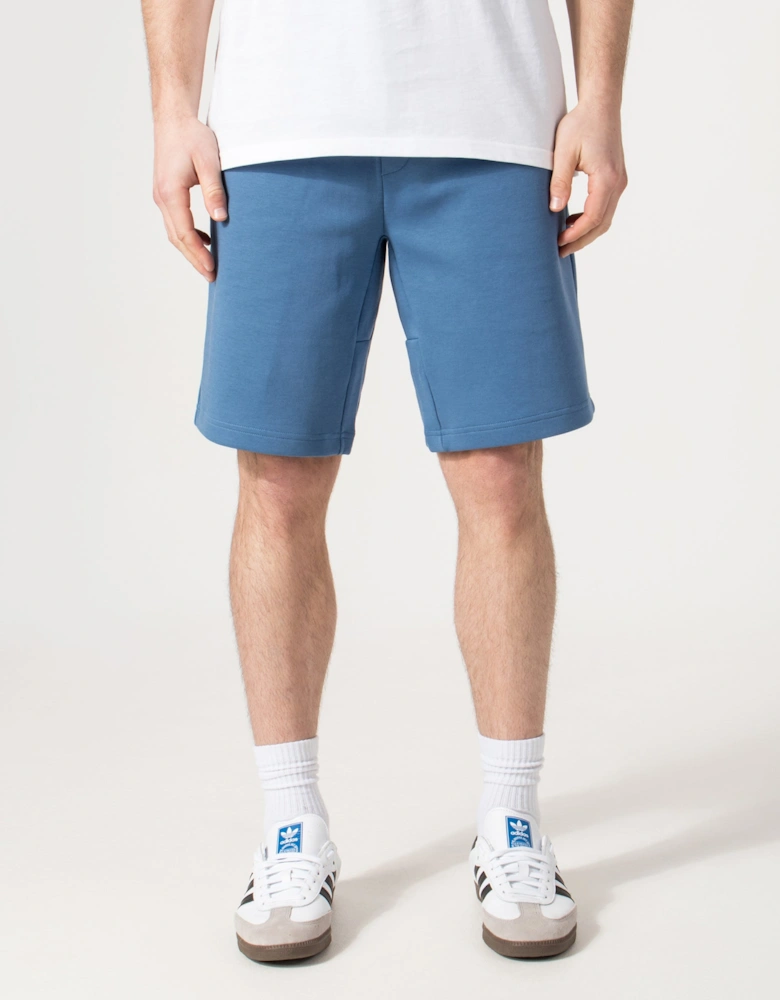 Regular Fit Double Knit Athletic Sweat Shorts