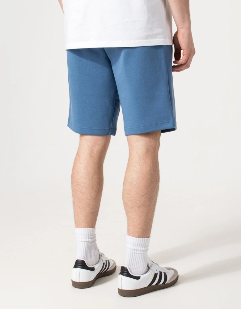 Regular Fit Double Knit Athletic Sweat Shorts
