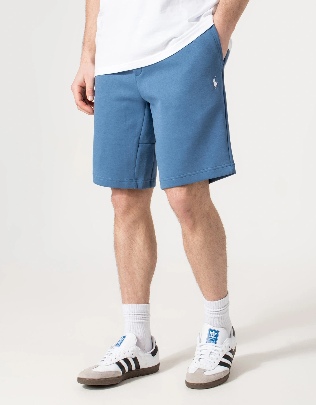 Regular Fit Double Knit Athletic Sweat Shorts, 5 of 4