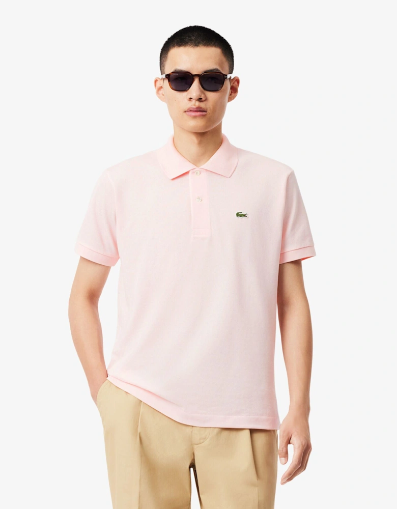 Classic Fit L.12.12 Mens Short Sleeve Polo Shirt - Flamingo T03