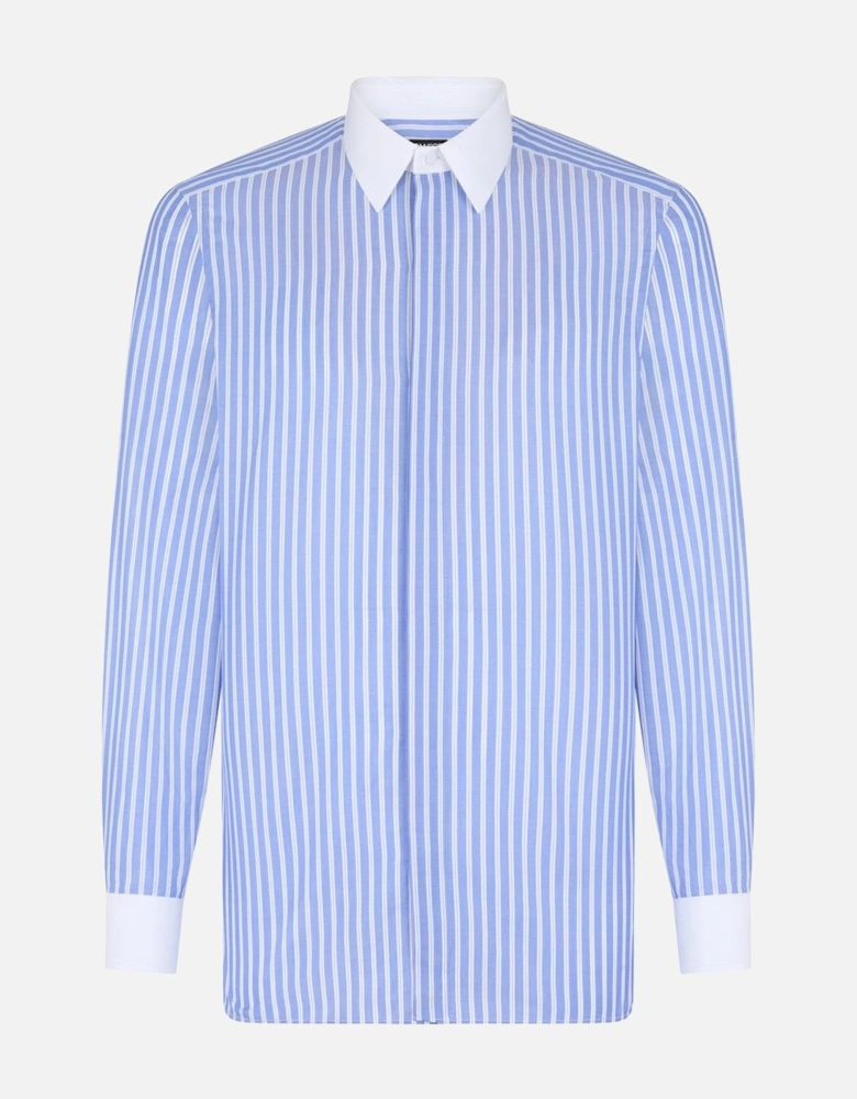 CLASSIC FIT WIDE STRIPE SHIRT