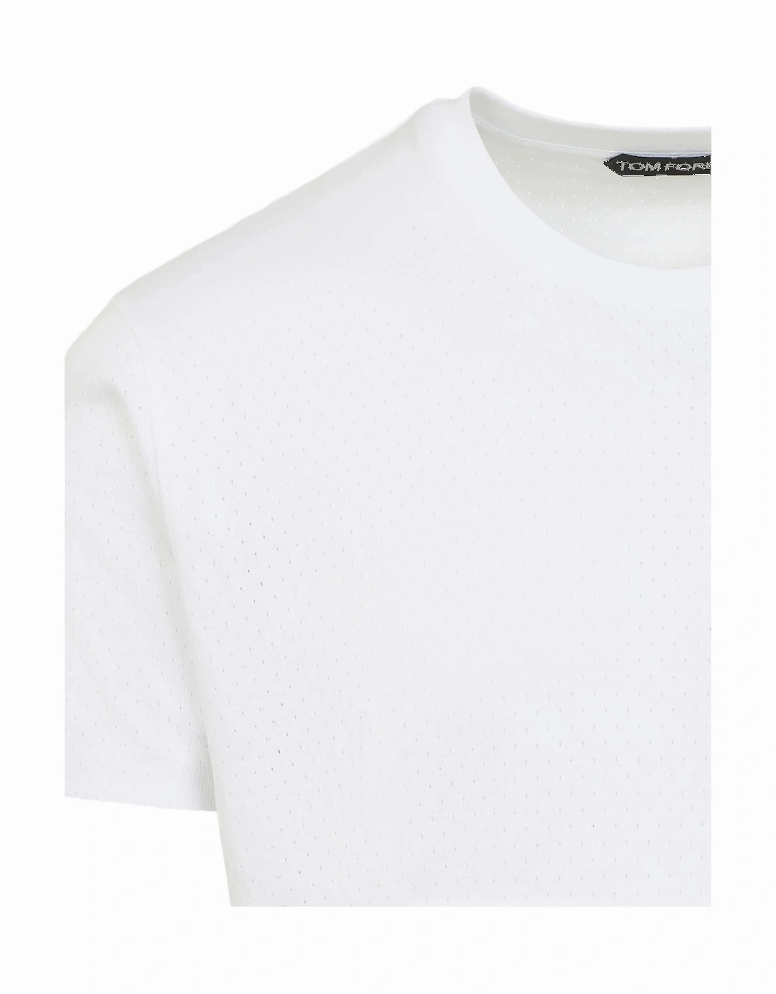 PERFORATED RIB T SHIRT