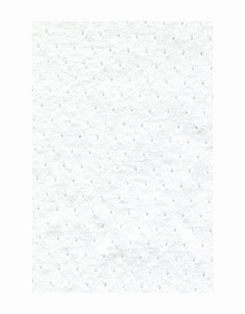 PERFORATED RIB T SHIRT