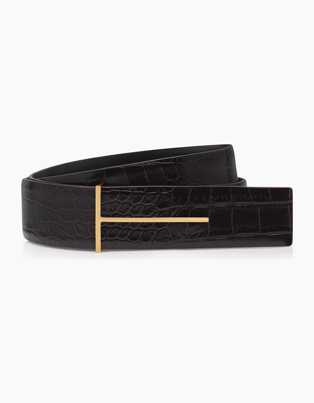 Printed Croc Reversible Belt Brown, 3 of 2