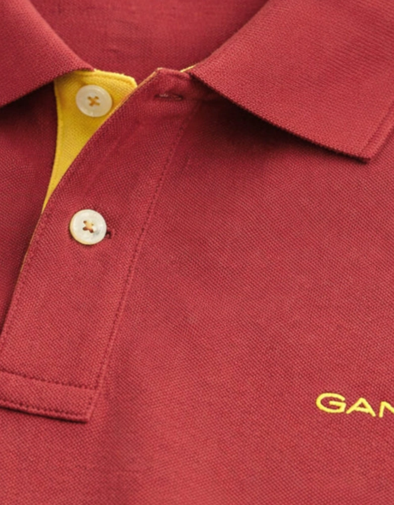 GANT MENS Polo Pique Shirt Short Sleeve Casual Cotton Top