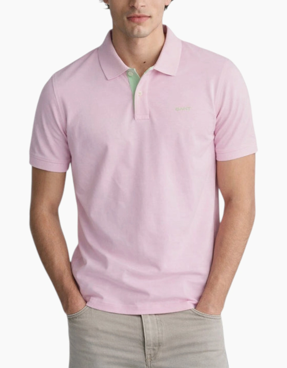 Gant Men's Purple Polo Shirt Short Sleeve Casual  36 S