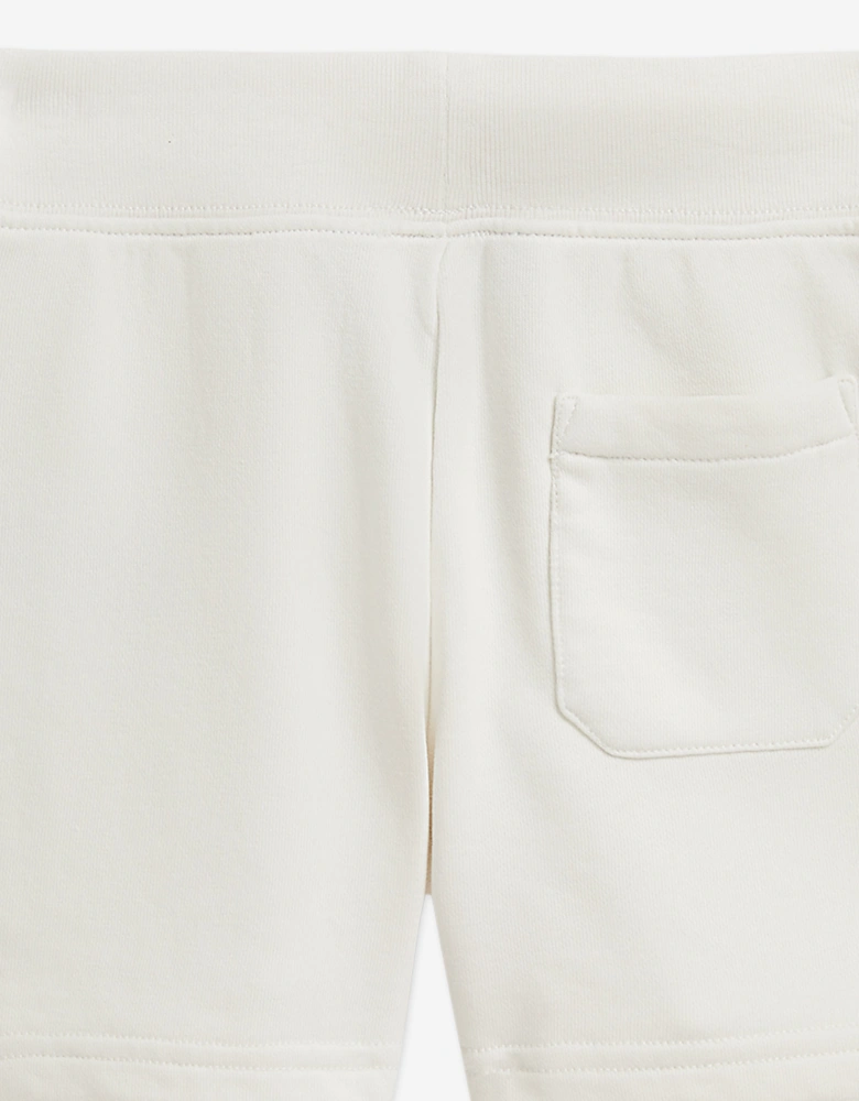 Boys French Terry Shorts in Ivory