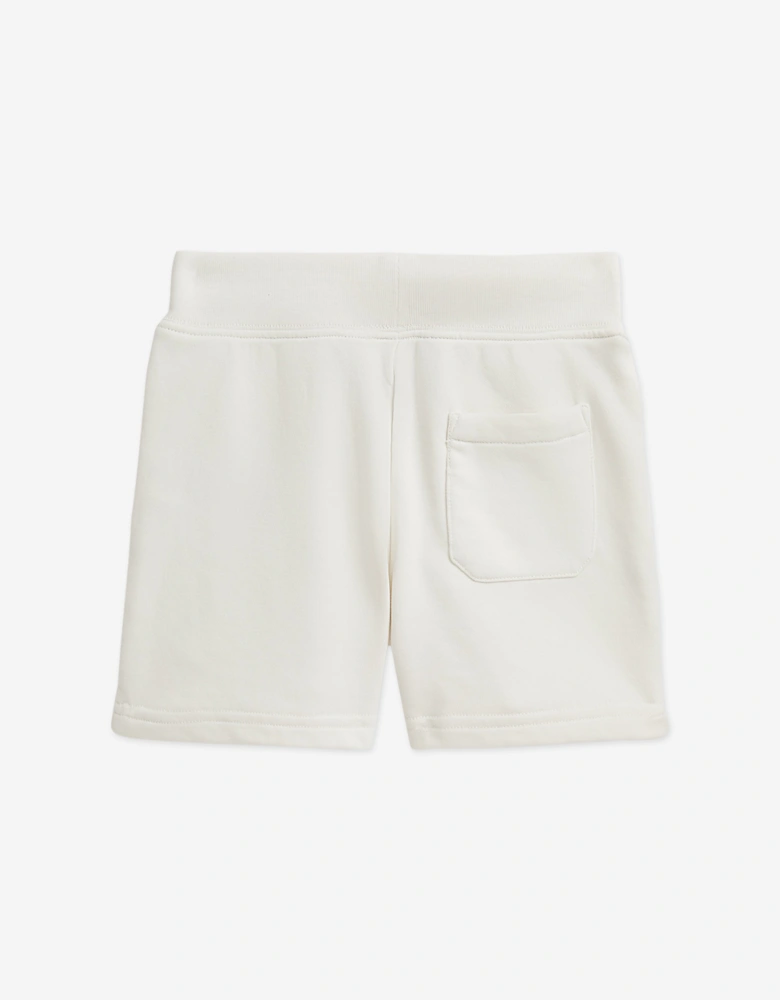 Boys French Terry Shorts in Ivory