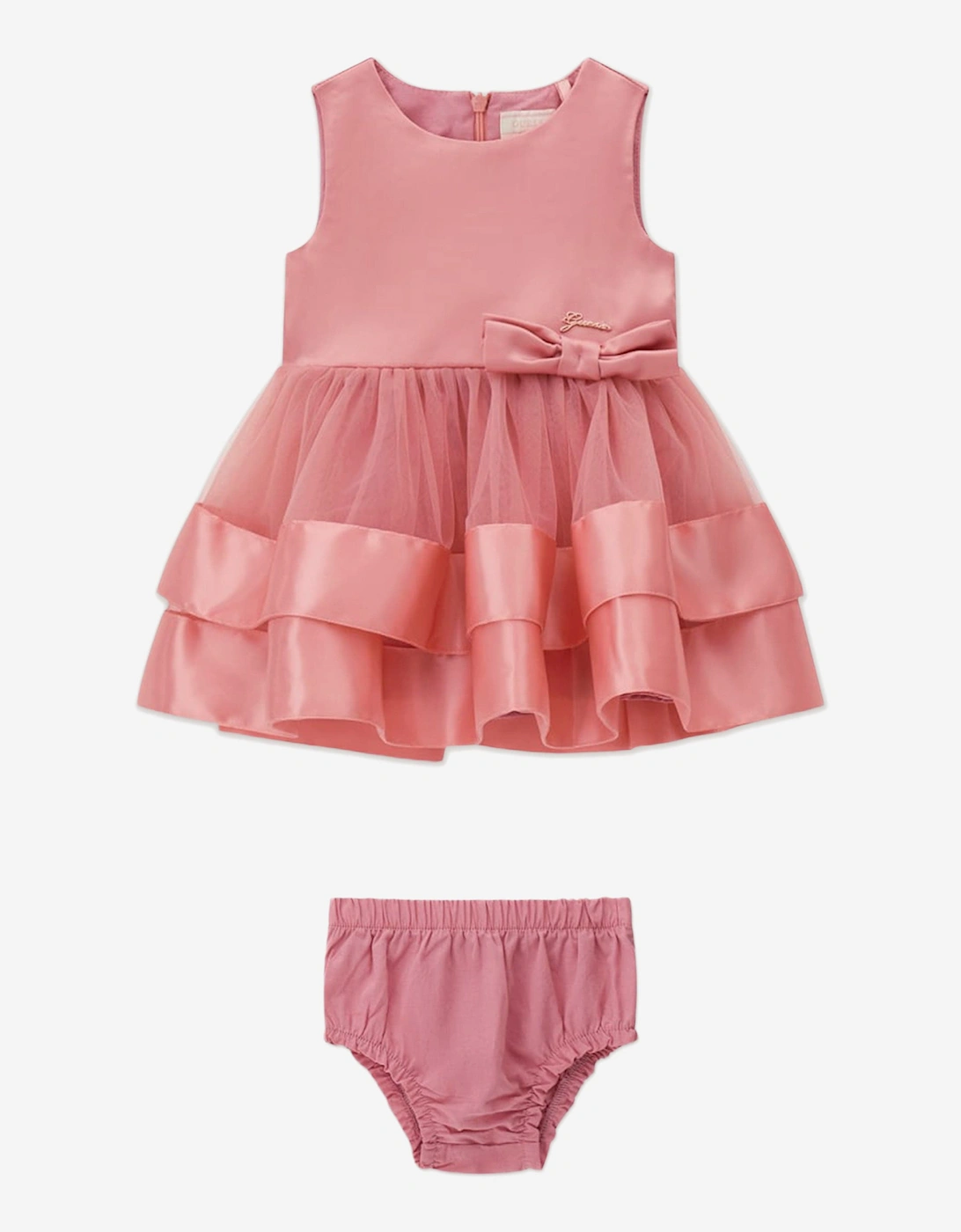 Baby Girls Ceremony Dress in Pink, 7 of 6