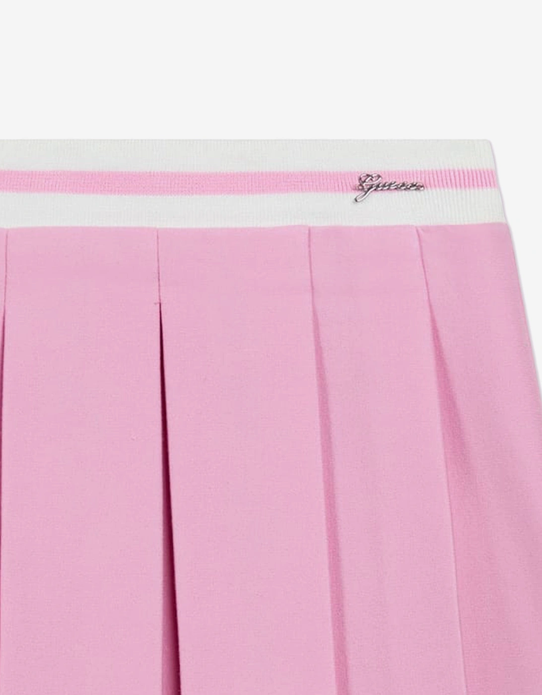 Girls Punto Milano Pleated Skirt in Pink