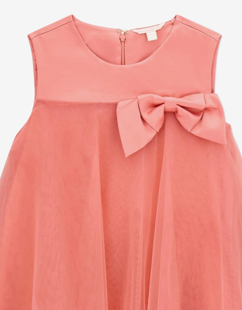 Girls Bow Ceremony Dress in Pink