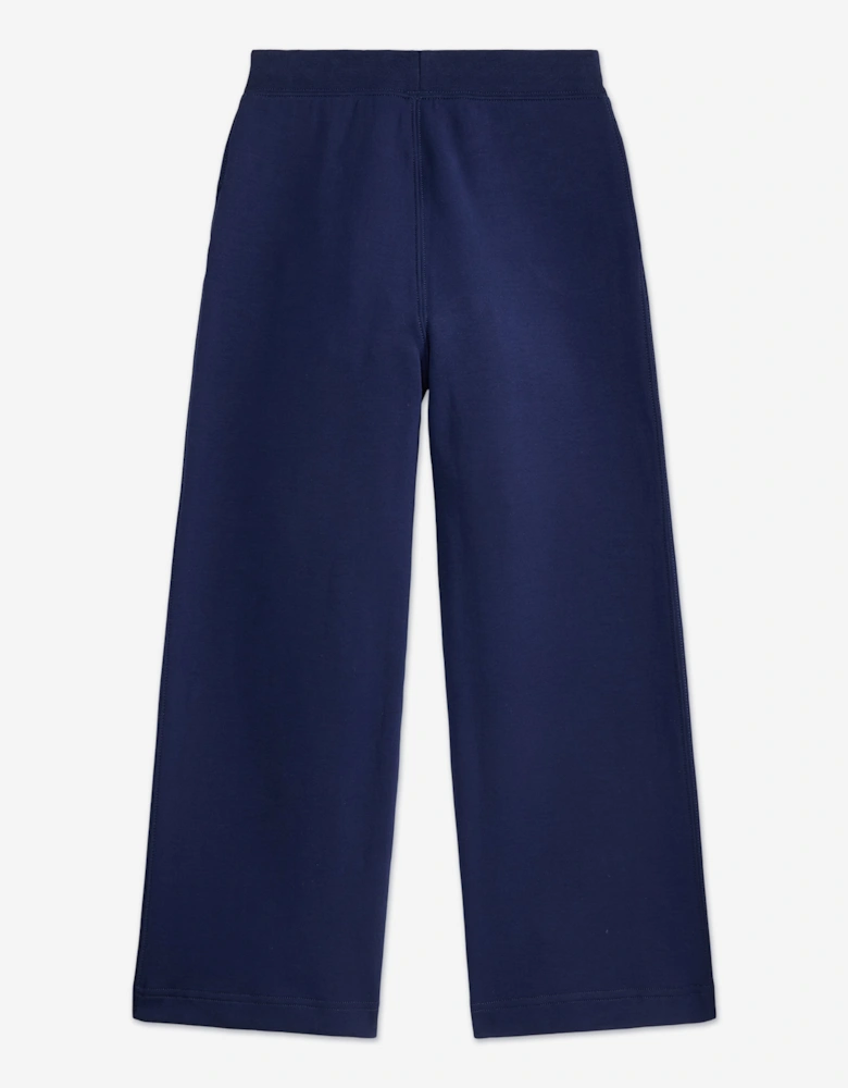 Girls Technical Knit Joggers in Navy