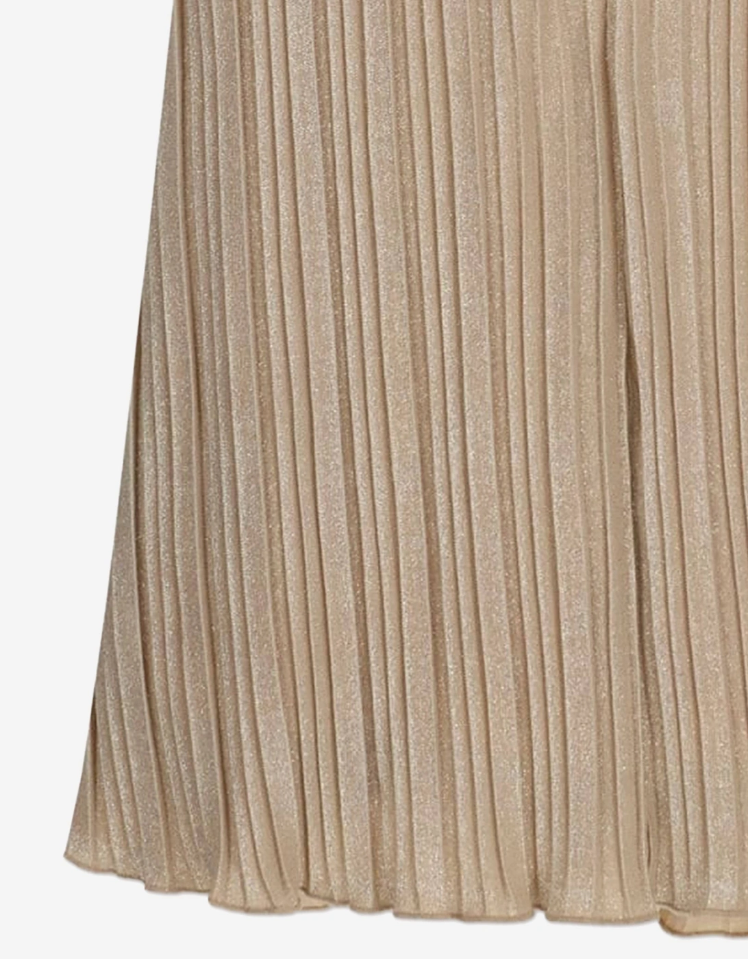 Girls Sleeveless Ceremony Dress in Beige