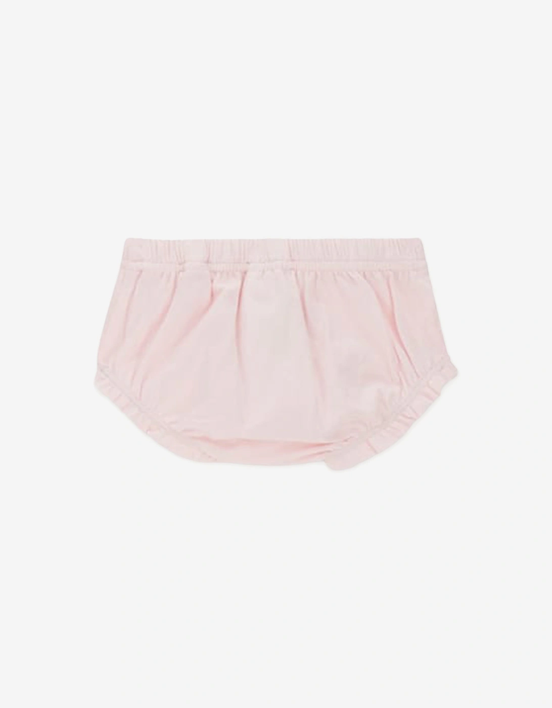 Baby Girls Mixed Fabric Dress in Pink