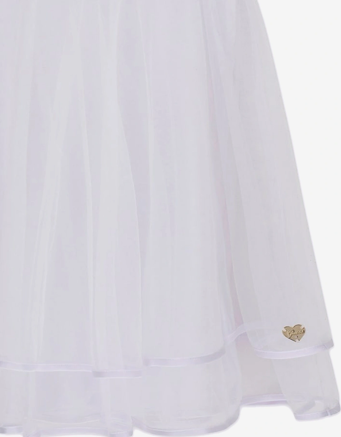 Girls Bow Ceremony Dress in White