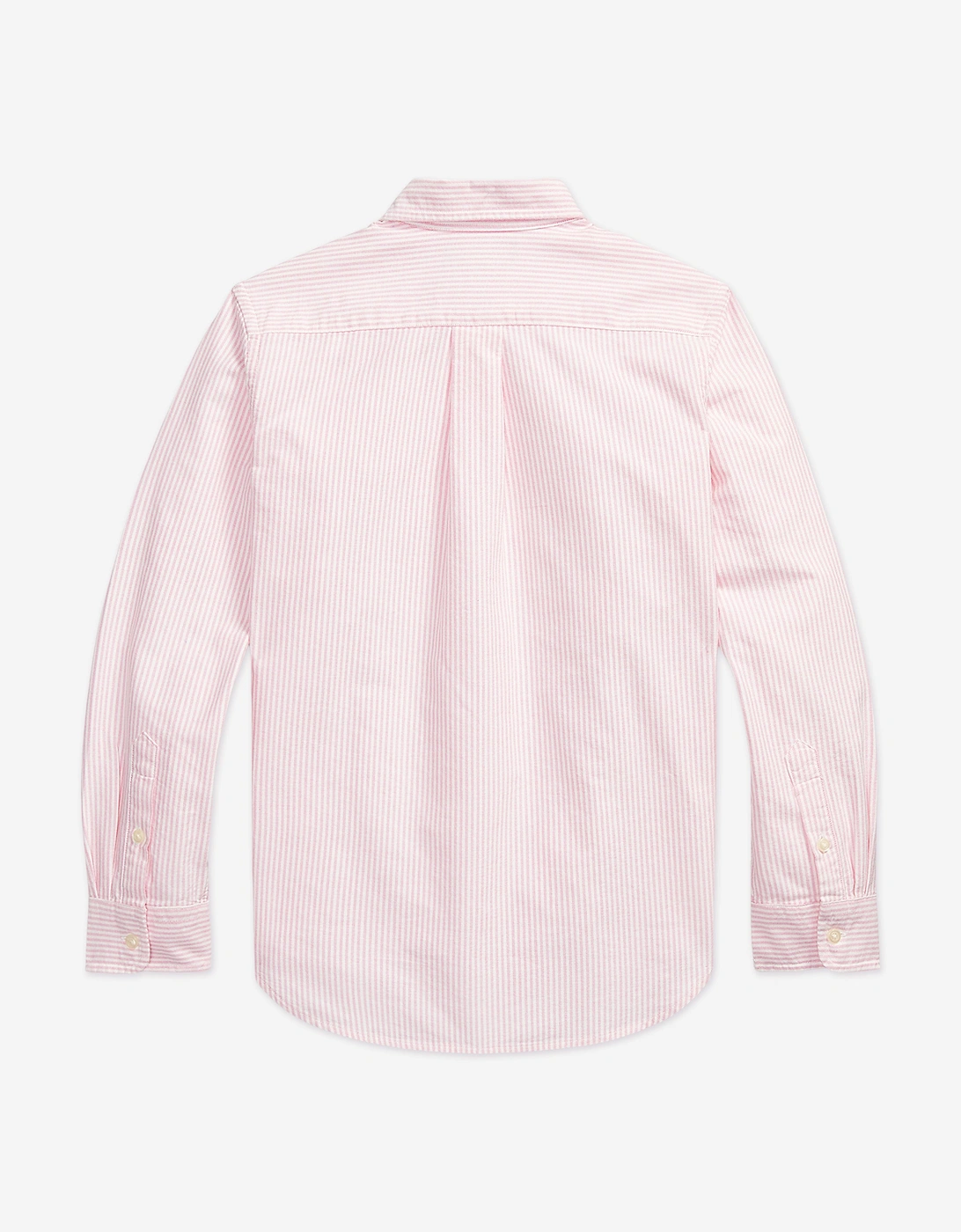 Boys Striped Classic Oxford Shirt in Pink