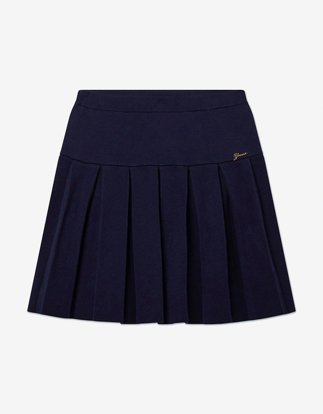 Girls Polo Sweater and Skirt Set in Navy