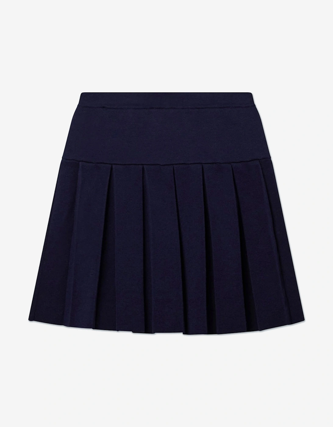 Girls Polo Sweater and Skirt Set in Navy