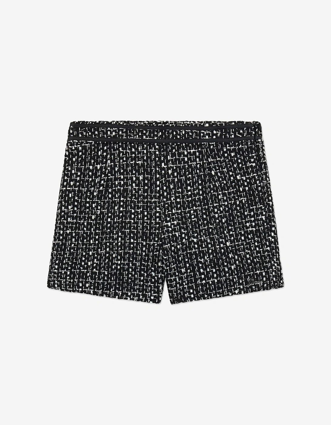 Girls Tweed Shorts in Black, 5 of 4