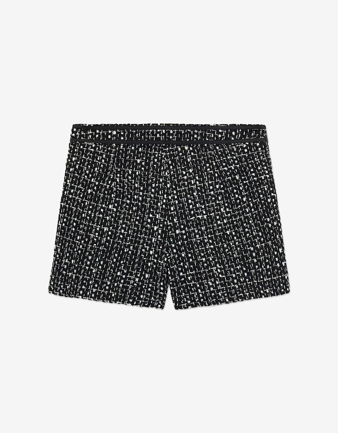 Girls Tweed Shorts in Black